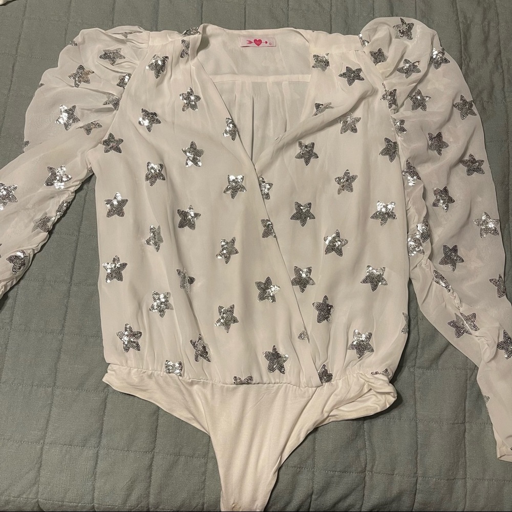 Show Me Your MuMu Beaded Bodysuit